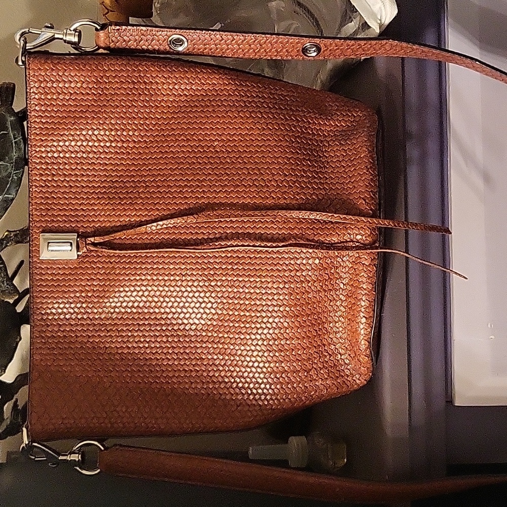 Rebecca Minkoff Metallic Copper Shoulder Bag